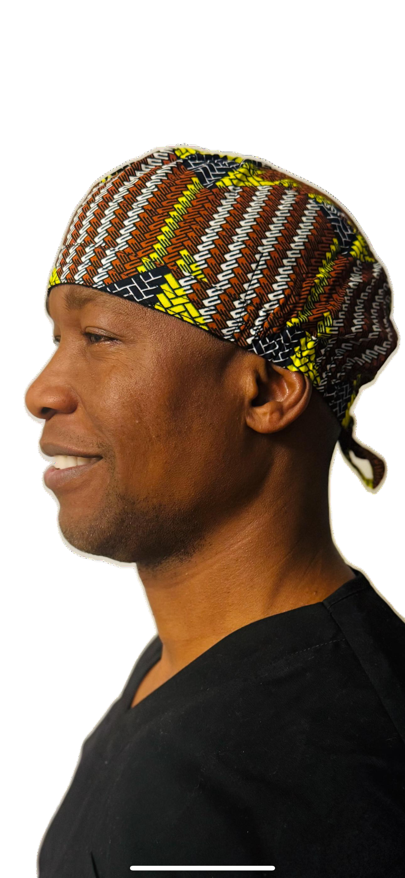 TARIQ Print: Men's Tie-Back Style (No Satin Lining)