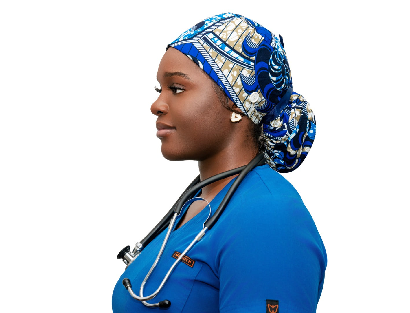 IMANI Print (Regular Size/Ponytail Style/Satin Lined)