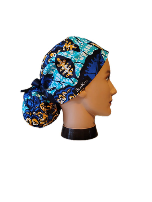 ADANNA Print (Regular Size/Ponytail Style/Satin Lined)